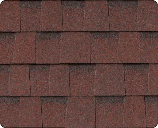 Sunset shingle swatch